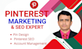 be your pinterest virtual assistant for marketing and management