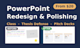 polish and redesign your powerpoint slides professionally