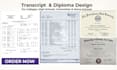 design college transcript, high school transcript, diploma and ged certificates
