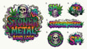 create a dark gothic rock logo