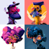 design characters and draw illustrations
