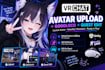 upload your vrchat avatar, add gogoloco and quest edit