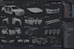 3d car modeling vehicle design cad model car bodykit low poly car part 3d print