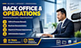 handle back office operations, documents, and sops