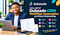 setup dubsado CRM workflow automation and client onboarding