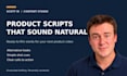 write natural product video scripts and ugc ad hooks