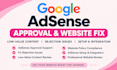 help with google adsense approval, rejection and website issues