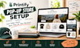build premium printify popup store and setup your store