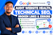 audit website health, technical SEO, broken links and errors