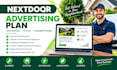 create a nextdoor advertising plan and ad copy for your