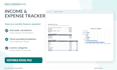 create a custom excel income and expense tracker