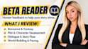 romance beta reader, beta reader fantasy, alpha and beta read, beta read romance