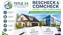 prepare your rescheck or comcheck energy code compliance report