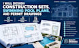 design construction sets, swimming pool plans, and permit drawings
