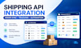 integrate shipping API and automate ecommerce order synchronization and tracking