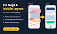 fix bugs and mobile layout on your landing page