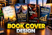 design kdp cover design, book cover design, ebook cover design, book design