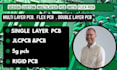 provide fpc, flexible ,rigid flex pcb, schematic, footprint and gerber files