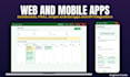 build a web app, dashboard or simple android app for your business
