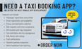 develop taxi booking mobile app, ride sharing app, chauffeur app