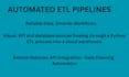 build automated etl pipelines and data processing workflows