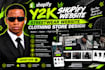 create y2k shopify website streetwear website clothing store