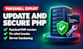 update php to a patched version and secure your website against php2shell