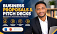 write, edit your business proposal, investor pitch deck, or rfp response