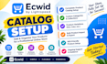 setup ecwid catalog website store redesign online bulk product