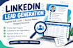 target b2b linkedin lead generation and email finding