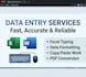 do fast data entry and excel typing in 3 days