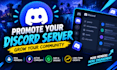 do discord server promotion, minecraft, fivem, dayz server growth