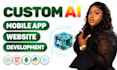 do ai mobile app development, ios android app flutter app, ai chatbot app dev