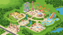 design custom theme park map, zoo map, amusement park and attraction map