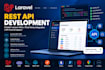 develop and integrate secure laravel rest apis