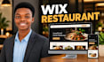design a wix restaurant website with menu