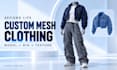 create 3d second life mesh clothing with rigging and textures