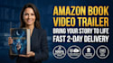 do cinematic amazon book trailer video and kindle book promo
