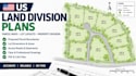 create US land division plans, parcel maps and property lot layouts