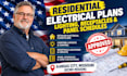 residential electrical plans, lighting, receptacles panel schedules