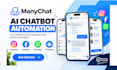 build manychat chatbot, instagram chatbot, facebook chatbot, ai chatbot, uchat