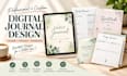 design a professional digital journal and planner