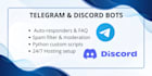 build and setup custom telegram bots and chat automation