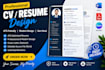 professional ats friendly CV and resume design