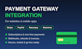 integrate stripe, paypal, razorpay payment gateway into your website or app