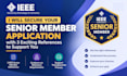 secure your senior application with 3 exiting references to support you