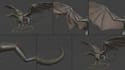 fix rig custom animal creature fix wing tail leg deformation game ready creature