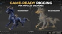 create a blender creature rig with ik fk controls, spine, tail, and limb rigging