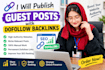 publish guest posts with dofollow backlinks