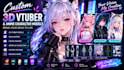 create 3d character for model and rigging, 3d vtuber, vrchat, vroid